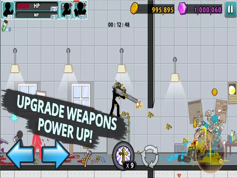 Hack Anger Of Stick 5 với tính năng vô hạn vàng