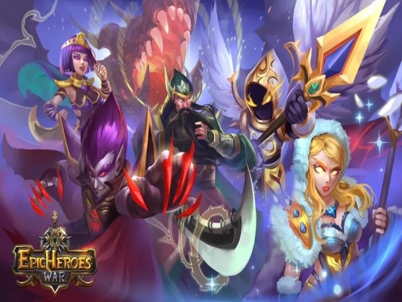 Hack Epic Heroes War trải nghiệm chiến đấu hấp dẫn