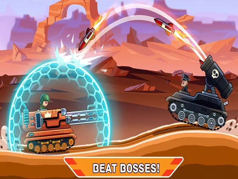 Tải Hack Hills Of Steel Mod Apk (Vô Hạn Tiền, Kim Cương) v8.4.1 2 Hack Hills Of Steel sở hữu hệ thống xe tăng đa dạng