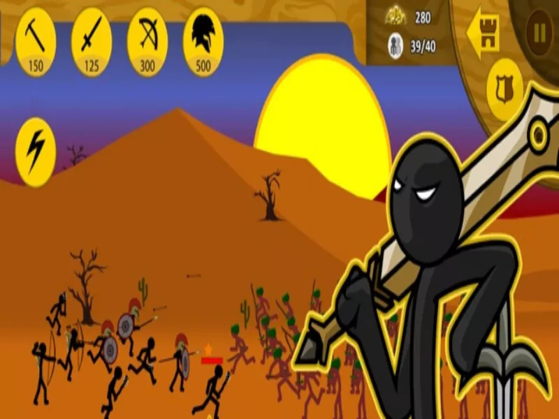 Hệ thống binh lính đa dạng trong Hack Stick War Legacy