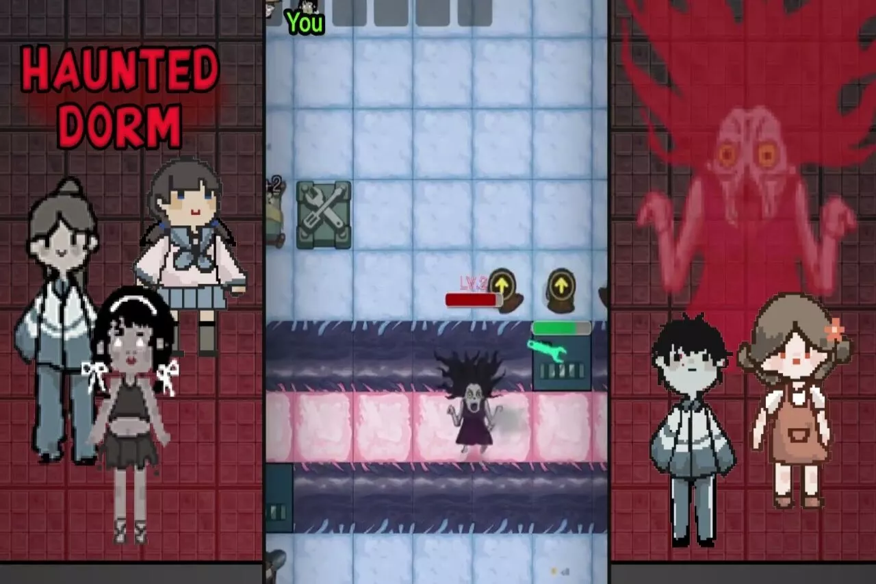 banner haunted dorm mod apk