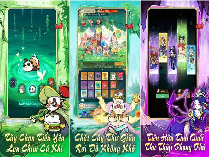 Tải Hack Tiểu Yêu Tầm Đạo MOD APK (Vô Hạn Tiền, Ngọc, Menu) v2.8.00 2 Cơ chế chiến đấu theo lượt và kỹ năng đặc biệt