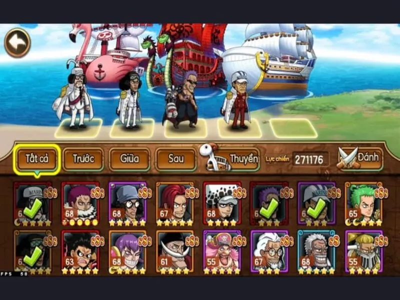 Tải Hack Huyền Thoại Hải Tặc Mod Apk (Full Kim Cương, Vô Hạn Tiền) v1.0.5 3 Điểm Menu Mod tiện lợi của bản Hack Huyền Thoại Hải Tặc