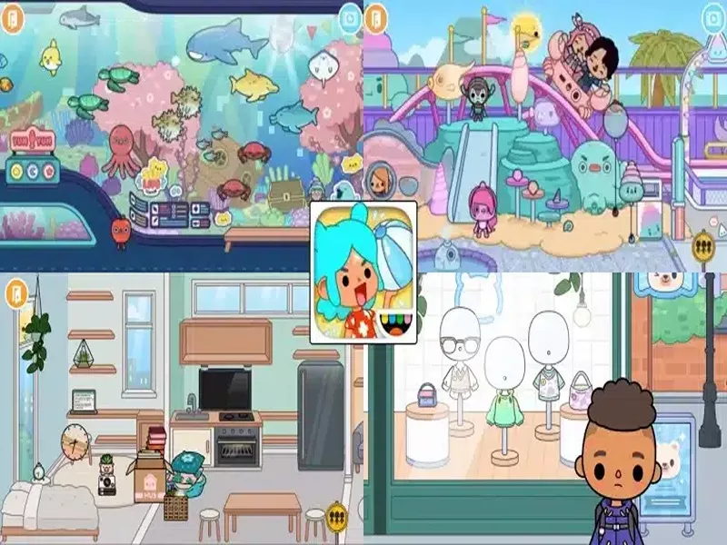 Tải Toca Boca MOD APK (Mở Khóa Tất Cả) v1.137.1 3 Mở Khóa Toàn Bộ Nội Thất