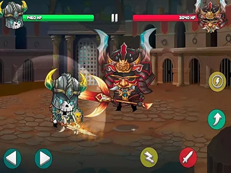 Tải Hack Tiny Gladiators MOD APK (Vô Hạn Tiền, Kim Cương) v2.5.1 5 Mở khóa tất cả vật phẩm và kỹ năng