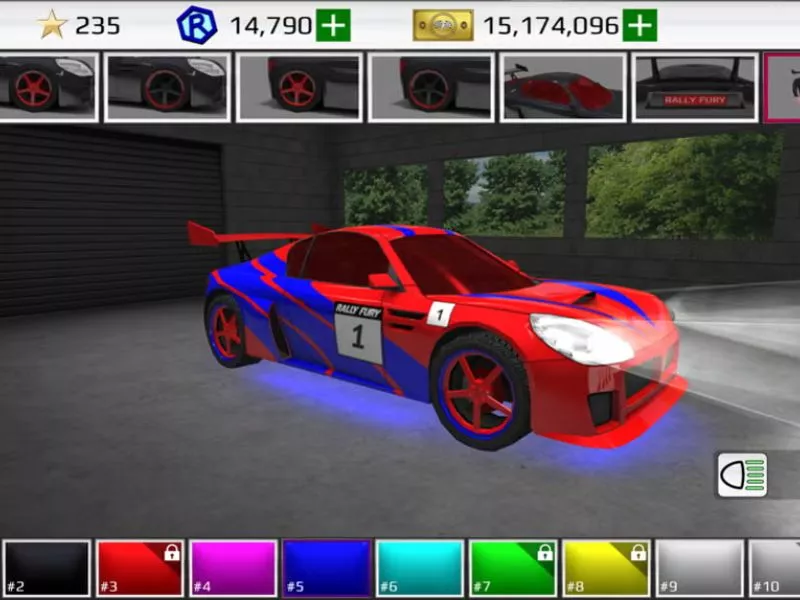 Tải Hack Rally Fury MOD APK (Vô Hạn Tiền, Kim Cương) v1.120 3 Tùy chỉnh xe theo ý thích