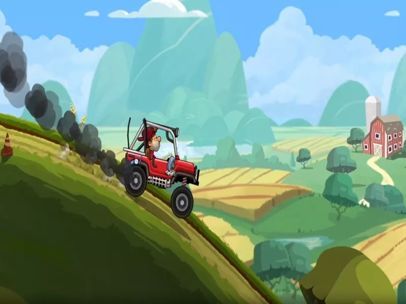 Các cung đường cam go Hack Hill Climb Racing 2