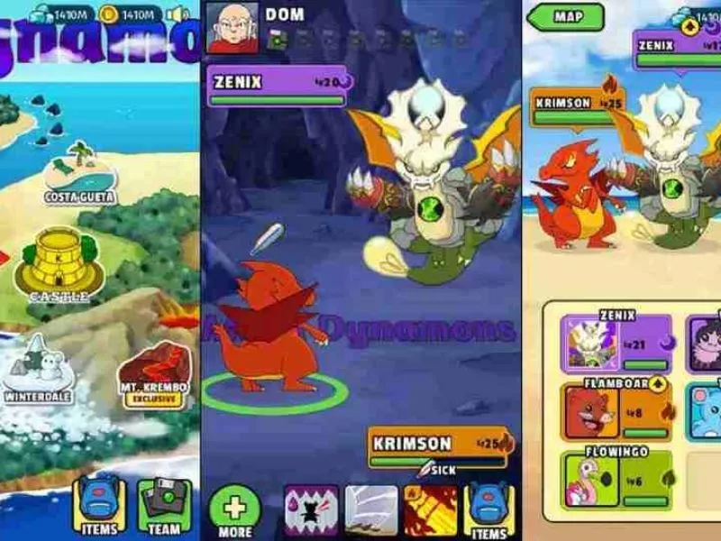 Game Hack Dynamons World có đồ họa chất lượng