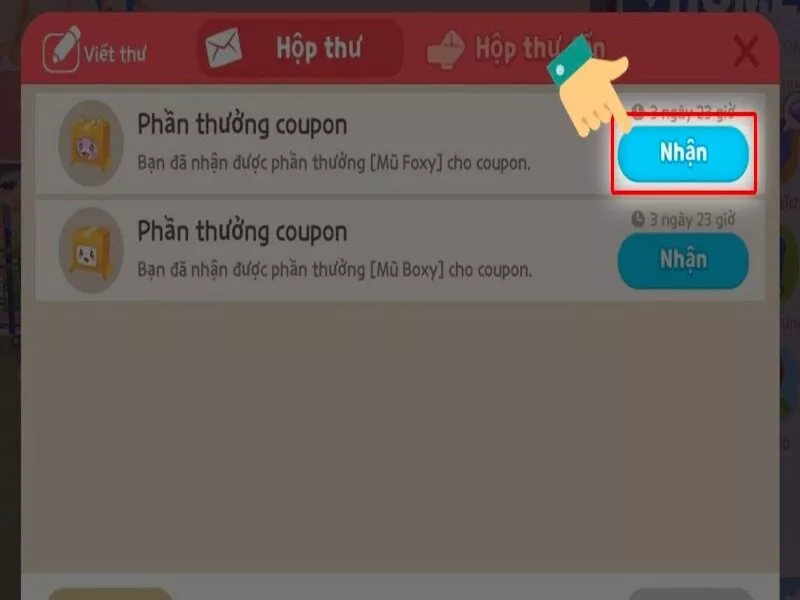 Tổng Hợp Code Play Together VNG Mới Nhất 2025 7 Nhấn nút “Nhận” để nhận quà
