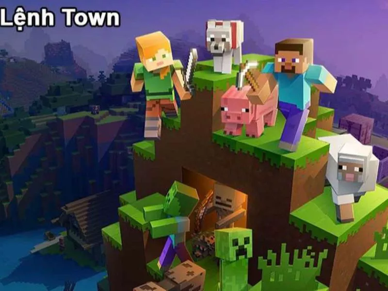 Lệnh Town là lệnh cơ bản mà người chơi Minecraft nên sớm biết
