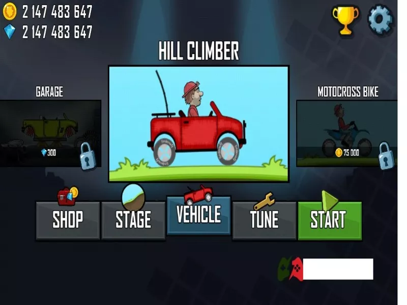 Lối chơi Hack Hill Climb Racing 2