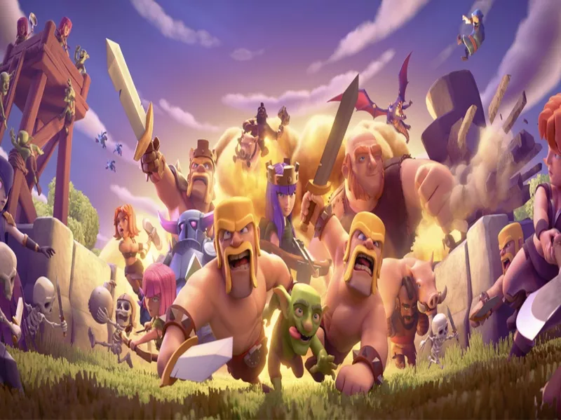 Tải Hack Clash Of Clans MOD APK (Vô Hạn Tiền, Lính, Tài Nguyên) v18.200.6 2 Lối chơi hấp dẫn hack Clash of Clans