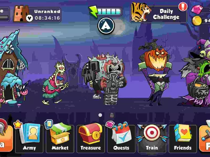 Tải Hack Tower Conquest MOD APK (Vô Hạn Tiền, Menu) v23.0.47 2 Người chơi cần chinh phục nhiều thử thách trong Tower Conquest