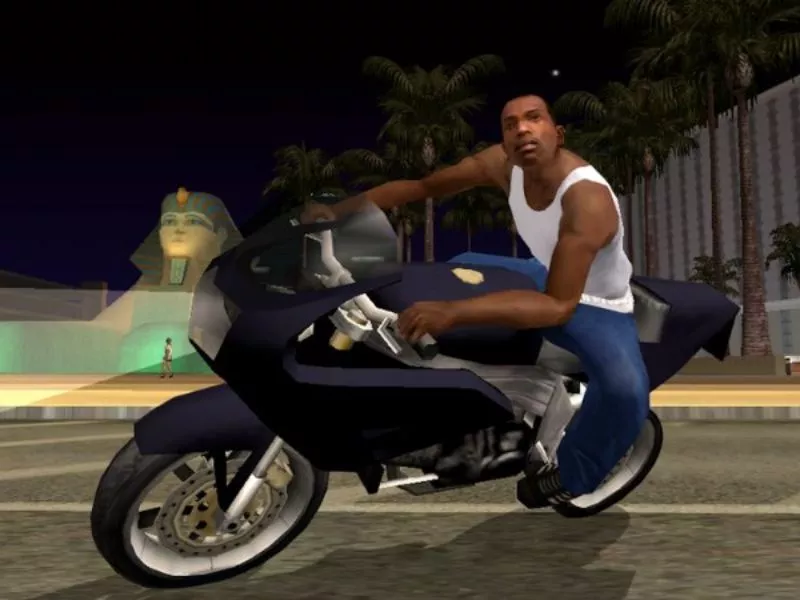 Người chơi có thể tự do khám phá thế giới mở trong Gta San mod xe độ