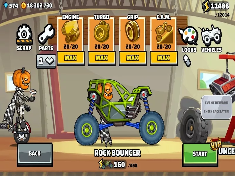 Vô hạn tiền Hack Hill Climb Racing 2