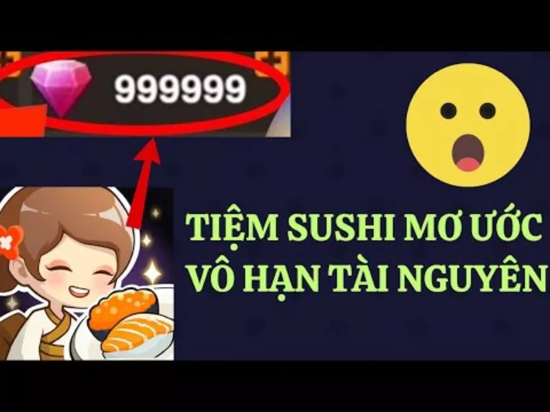 Tính Năng Đặc Sắc Trong Hack Tiệm Sushi Mơ Ước 