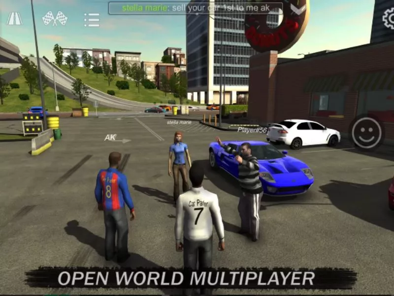 Chế độ nhiều người chơi trong car parking multiplayer