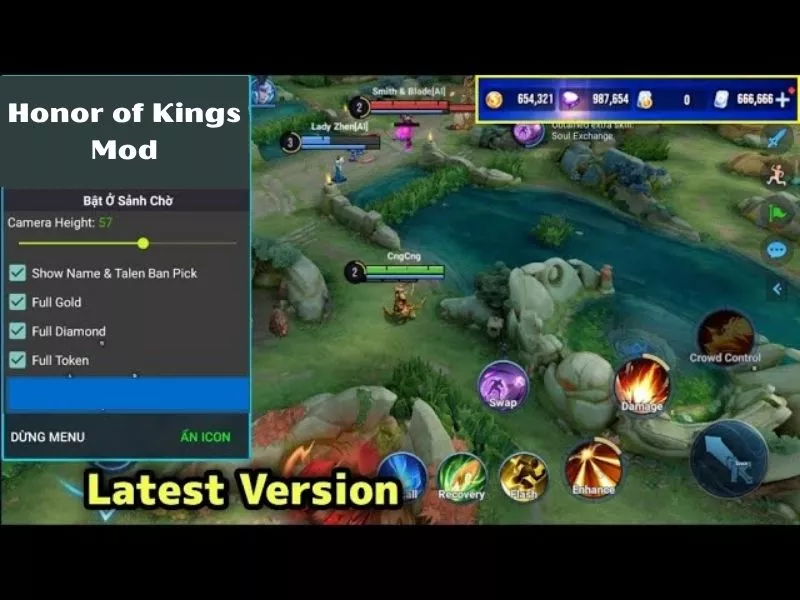 Những Tính Năng Nổi Bật Của Phiên Bản Honor of Kings Mod Apk