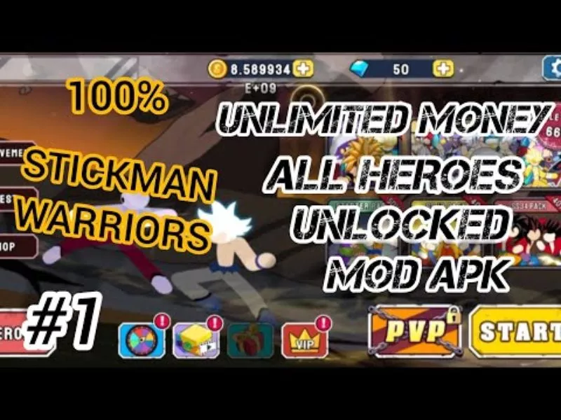 Tính năng đặc sắc trong Hack Stickman Warriors