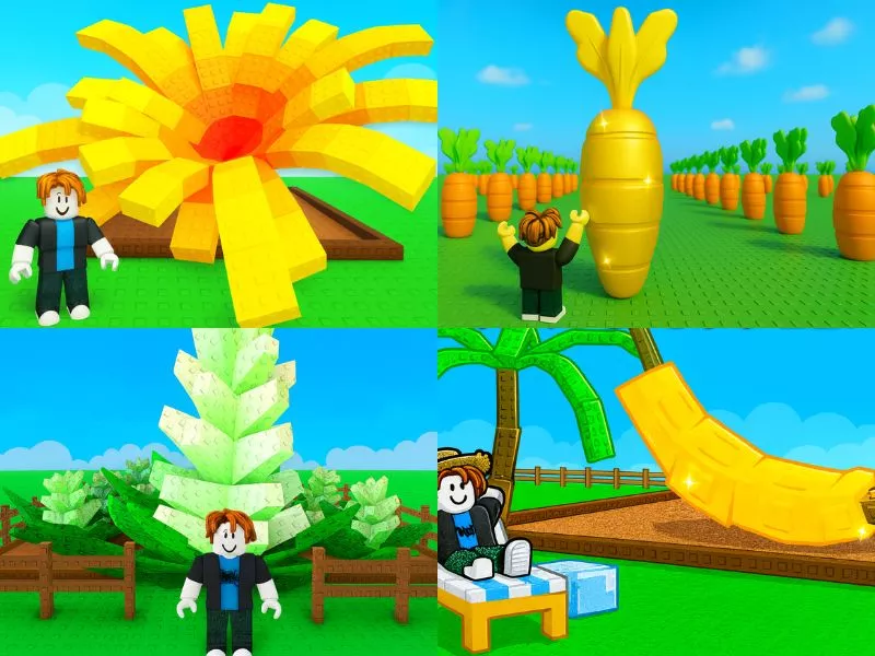 Tải Hack Grow A Garden + Script (Mở Trứng, Auto Farm, Sell, Plant) v0.0.4.62 2 Đa dạng cây trồng trong Grow A Garden VNG