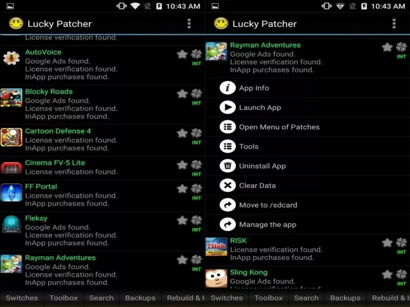 Lucky Patcher Mô Phỏng Mua Hàng In-App