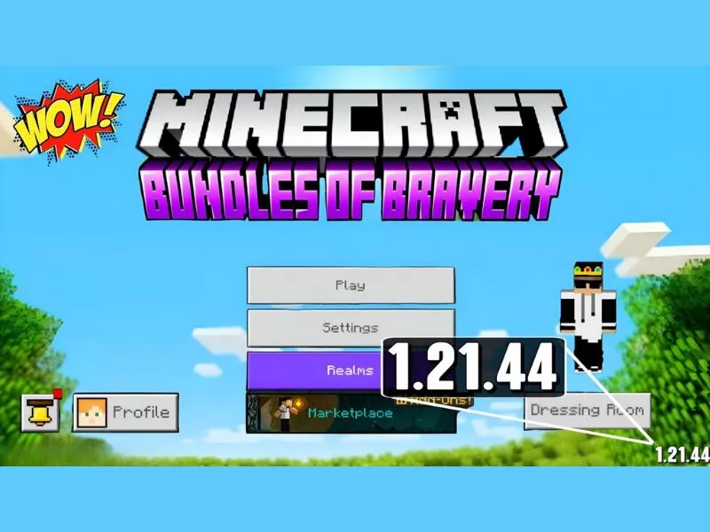Minecraft Patch 1.21.44 Bundles Tiện Lợi Dễ Quản Lý