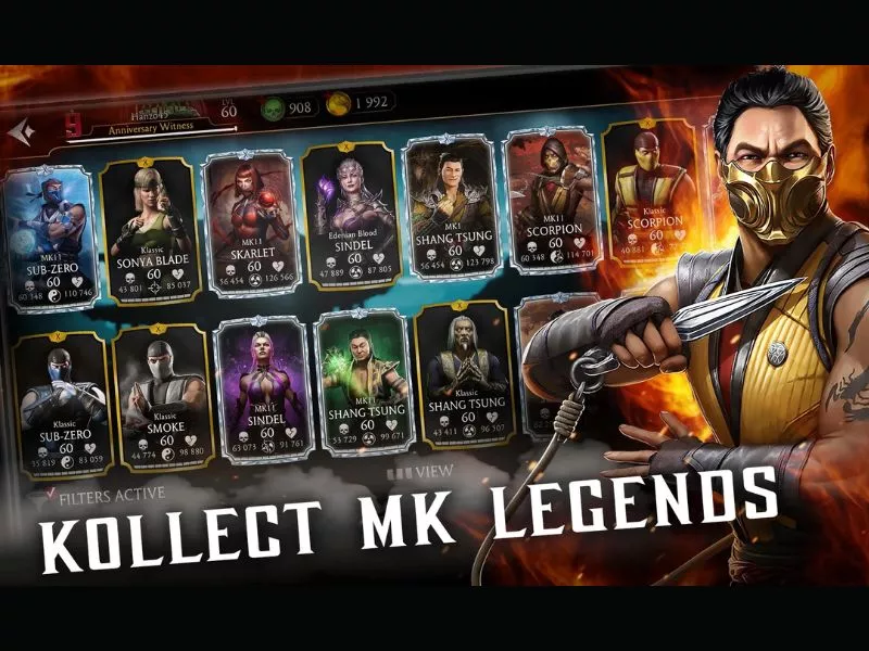Mortal Kombat Nhân vật phong phú, tự do tùy chỉnh theo sở thích