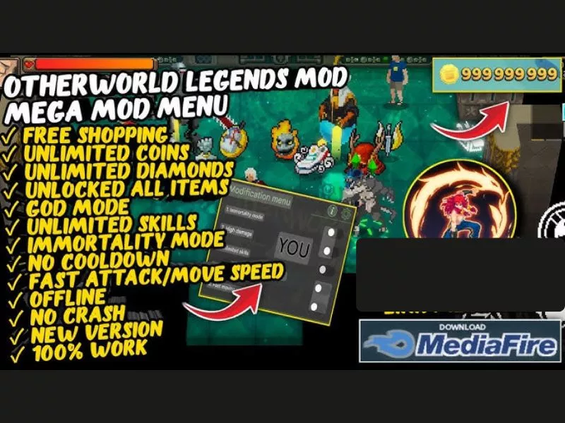 Tải Otherworld Legends Mod APK (Full Skin, Full Nhân Vật, Menu) v3.3.0 3 Một Số Điểm Độc Đáo Của Otherworld Legends Mod APK