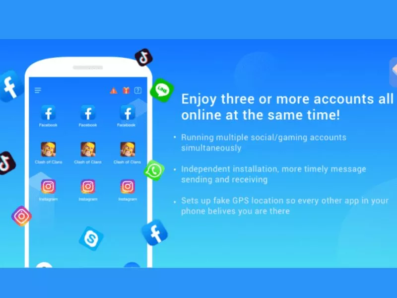 Tải Clone App MOD APK (Premium Unlocked) v4.4.1 2 Sao chép ứng dụng dễ dàng trong Clone App MOD APK