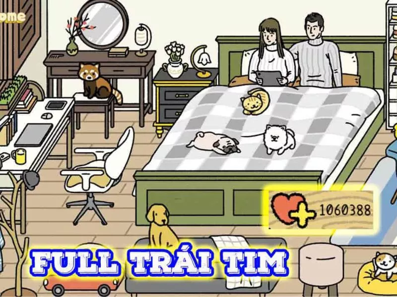 Adorable Home MOD Vô Hạn Tim