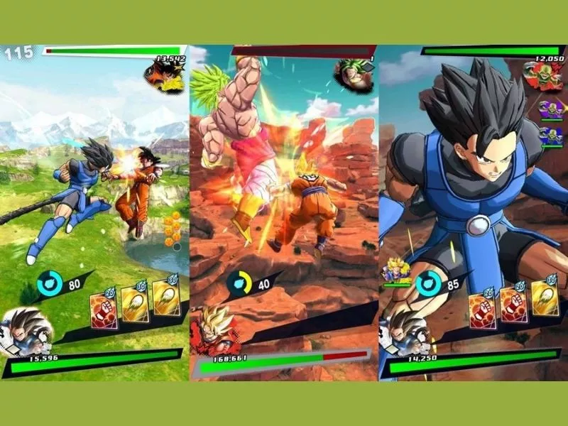 Chiến đấu 3D hấp dẫn cùng Songoku trong Dragon Ball Legends Mod APK