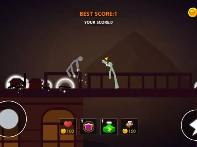 Chiến đấu đối kháng nhanh, kịch tính trong Stickman Fight 2 Mod APK