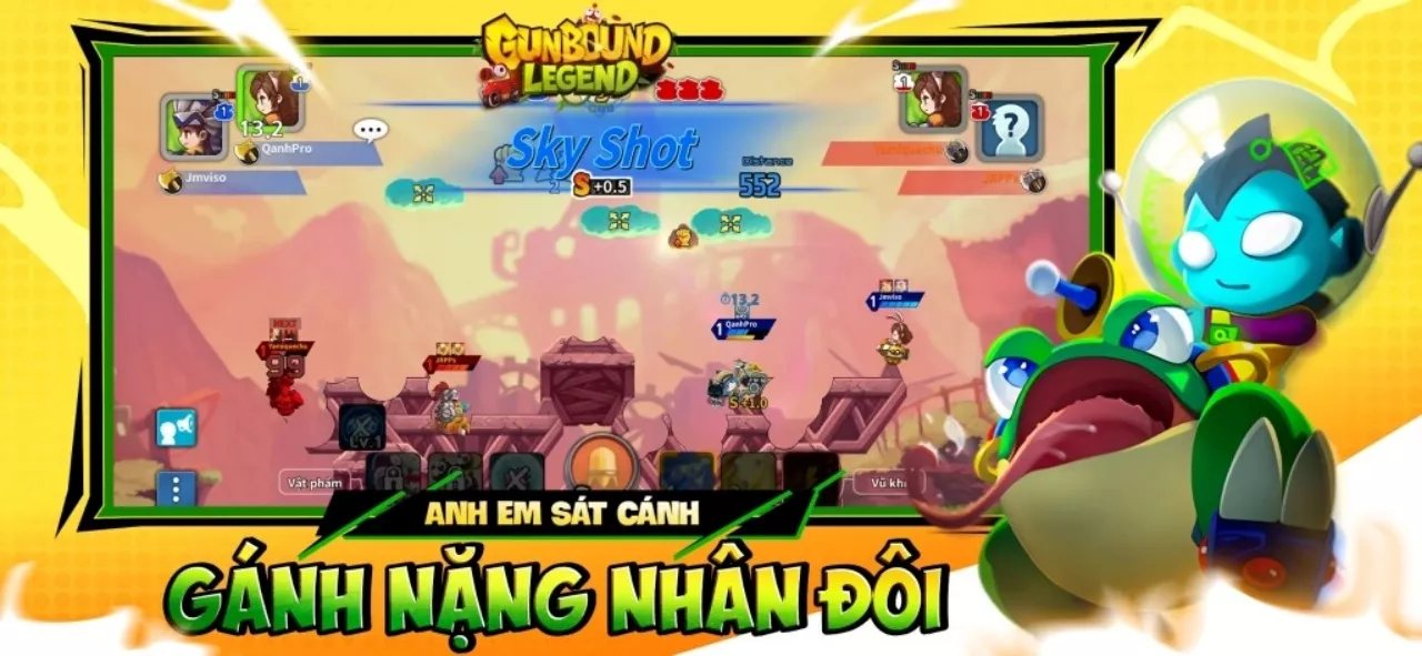 Mã Giftcode Game Gunbound Legend: Vua Tọa Độ Mới Nhất