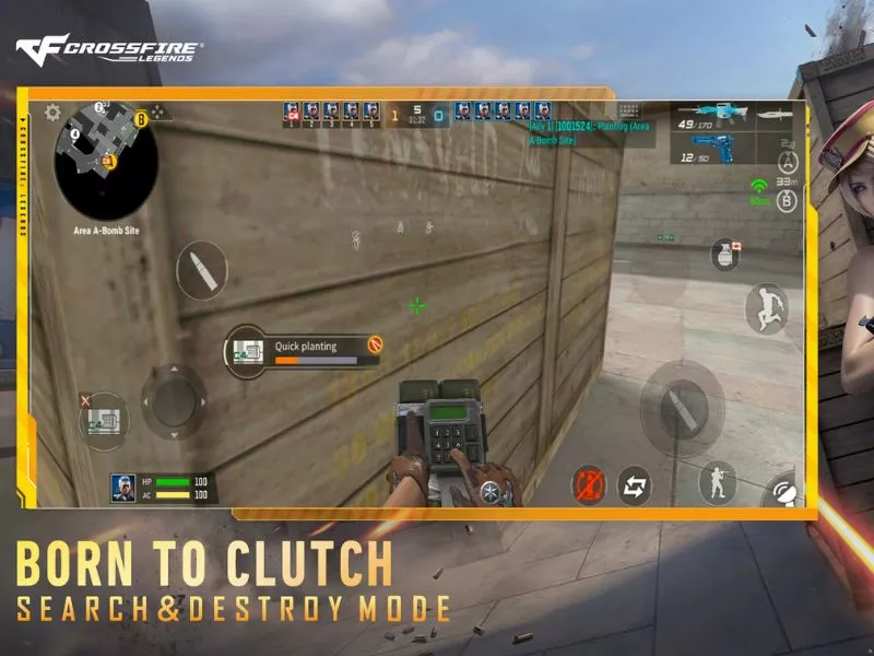 Tải Hack Crossfire Legends Apk (MOD Vô Hạn Tiền, Menu, Wallhack) v1.0.8.40 2 Crossfire Legends Cơ Chế Điều Khiển Linh Hoạt – Dễ Làm Quen, Khó Thành Thạo