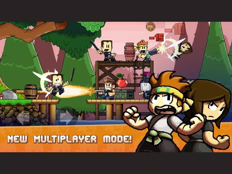 Tải Hack Dan The Man (MOD Menu, Vô Hạn Tiền, Bất Tử) v1.12.72 2 Dan The Man Lối Chơi Chiến Đấu Chống Kẻ Xấu Hấp Dẫn