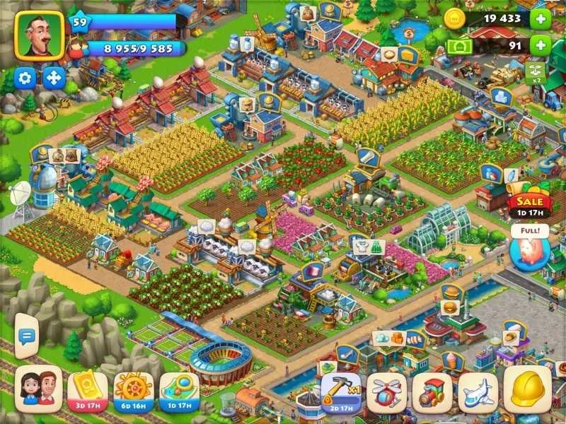 Tải Hack Township (MOD Menu, Vô Hạn Tiền) v34.0.1 2 Mở rộng và nâng cấp nhà kho trong Hack Township