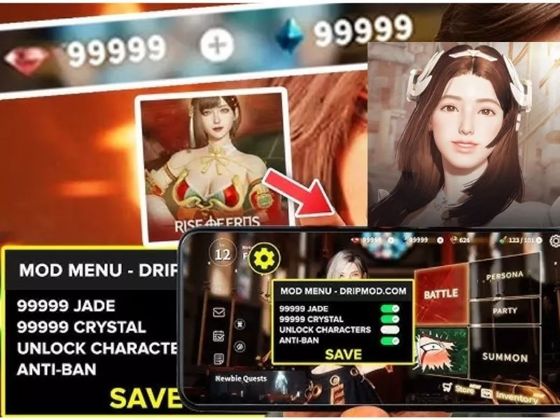 Tải Rise Of Eros Mod APK (Unlock All Characters, MOD Menu) v4.1.400 3 Một Số Tính Năng MOD Làm Nên Tên Tuổi Của Rise Of Eros Mod APK