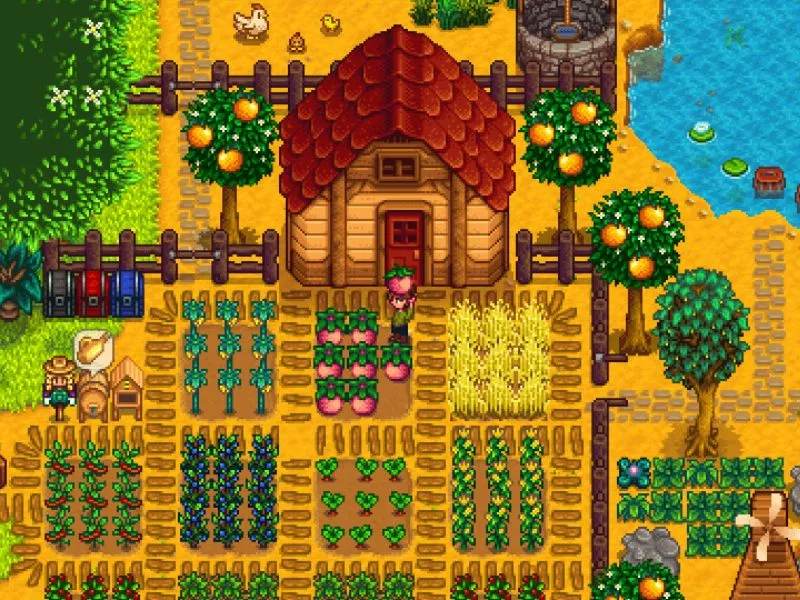 Stardew Valley Apk Mở rộng trang trại bảy loại trang trại