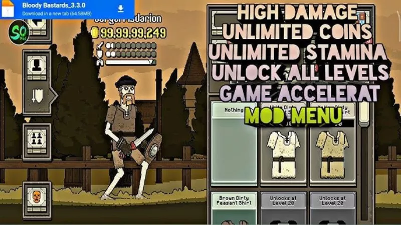 Tải Bloody Bastards Hack (MOD Menu, Mở Khóa Tất Cả) v4.2.6 3 Tổng Hợp Tính Năng Bloody Bastards Mod Apk Giúp Chơi Game Dễ Dàng Hơn
