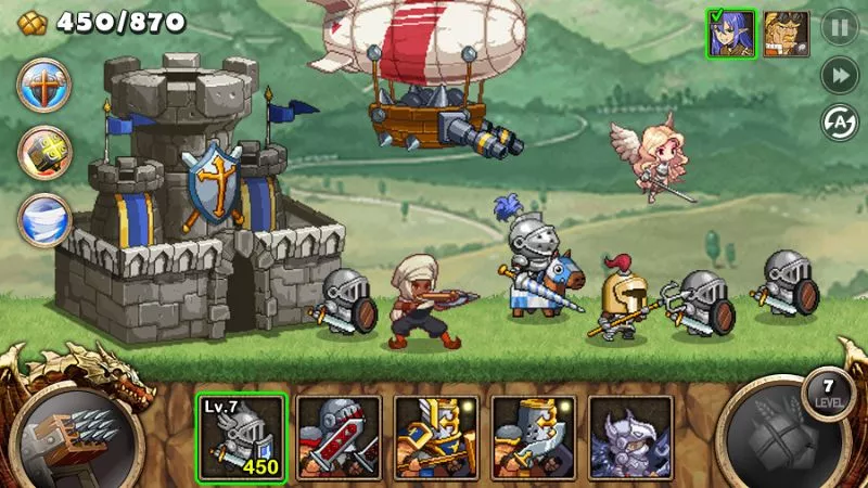 Tải Kingdom Wars Hack (Vô Hạn Tiền, Kim Cương, Max Level) v4.3.1 2 Kingdom Wars Sự đa dạng với hơn 200 chủng loại quân và địch thủ