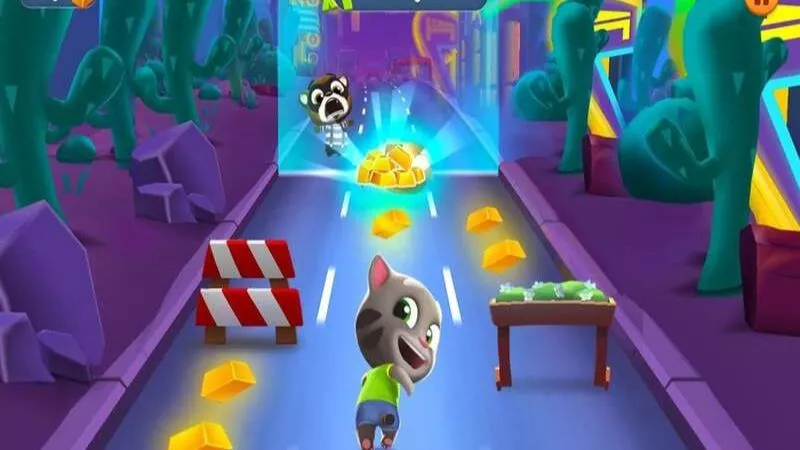 Talking Tom Gold Run Những Pha Rượt Đuổi Gay Cấn Với Kẻ Trộm
