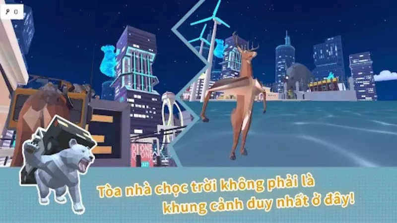 Gameplay của Deeeer Simulator: Future World mang đến trải nghiệm hài hước
