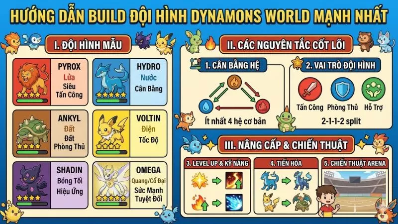 Đội Hình Dynamons World Mạnh Nhất