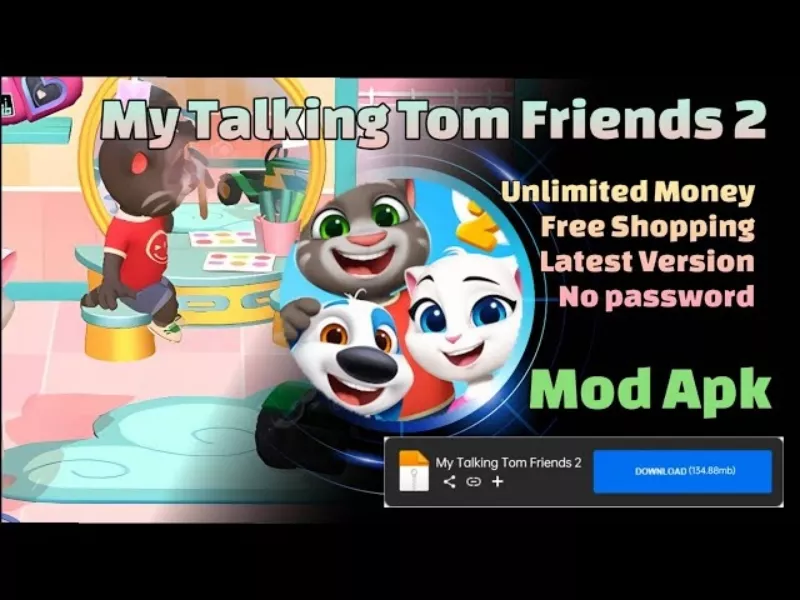 Hack My Talking Tom Friends 2