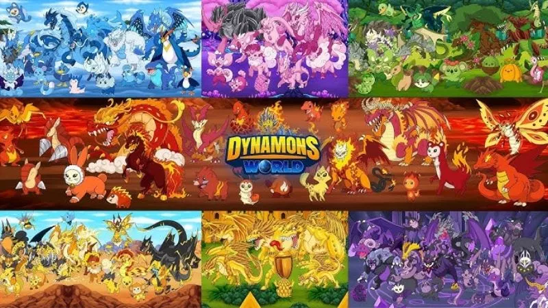 Top Game Giống Pokemon Trên Android 3 Dynamons World