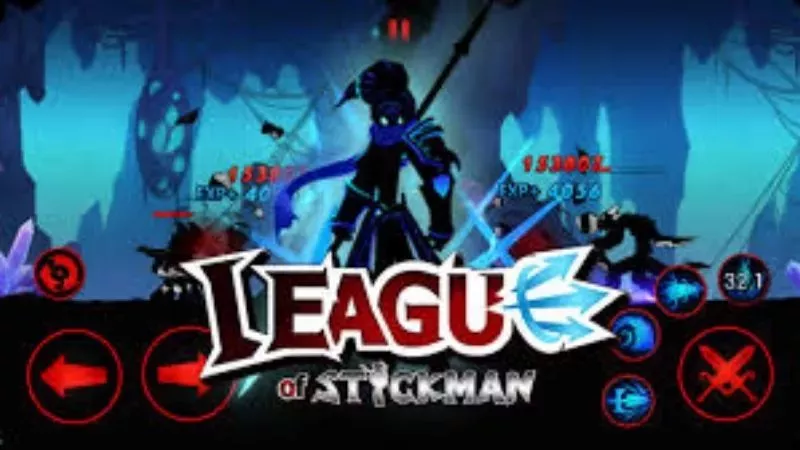 Top Game Stickman Hay Nhất Mobile: Những Trận Chiến Người Que Đỉnh Cao 5 League of Stickman: The Legends – Siêu Phẩm Chặt Chém (Hack & Slash)