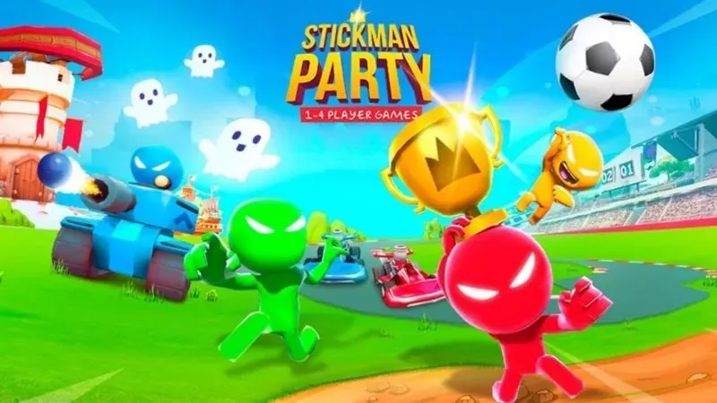 Top Game Stickman Hay Nhất Mobile: Những Trận Chiến Người Que Đỉnh Cao 7 Stickman Party – Kho Mini-game Giải Trí Cho Nhóm Bạn