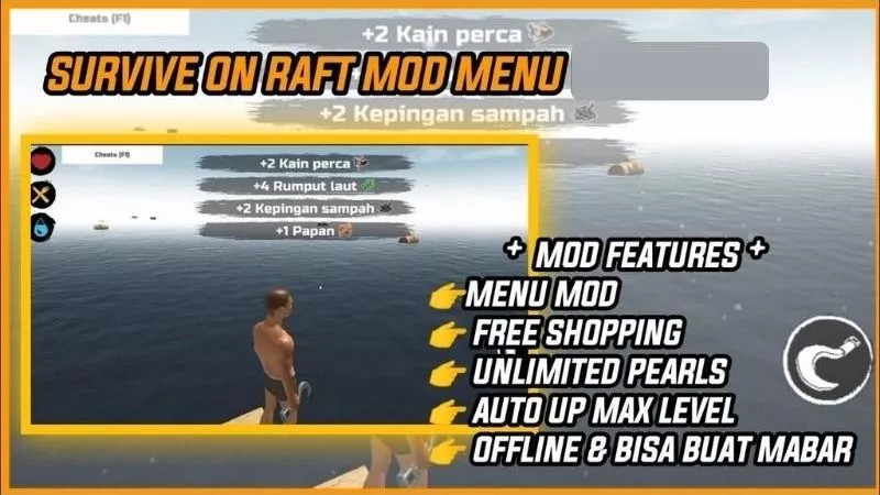 Các Tính Năng Survival on Raft Hack Vô Hạn Tiền