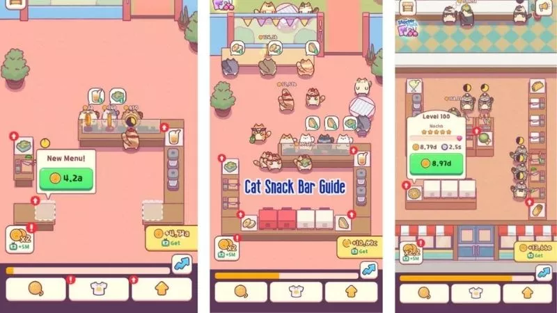 Tận Hưởng Đồ Họa 2D Đáng Yêu Cùng Âm Thanh Sống Động Trong Hack Cat Snack Bar