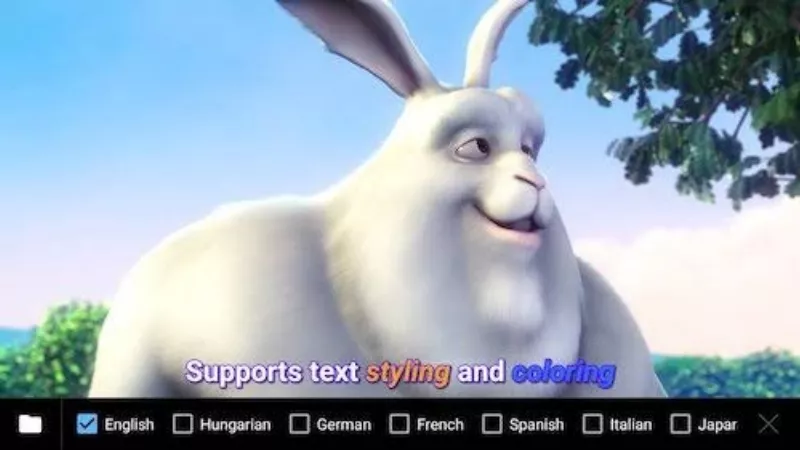 Tải MX Player MOD APK (Mở Khóa Pro, Không Quảng Cáo) v3.2.1 3 MX Player MOD APK điều chỉnh phụ đề khi xem video